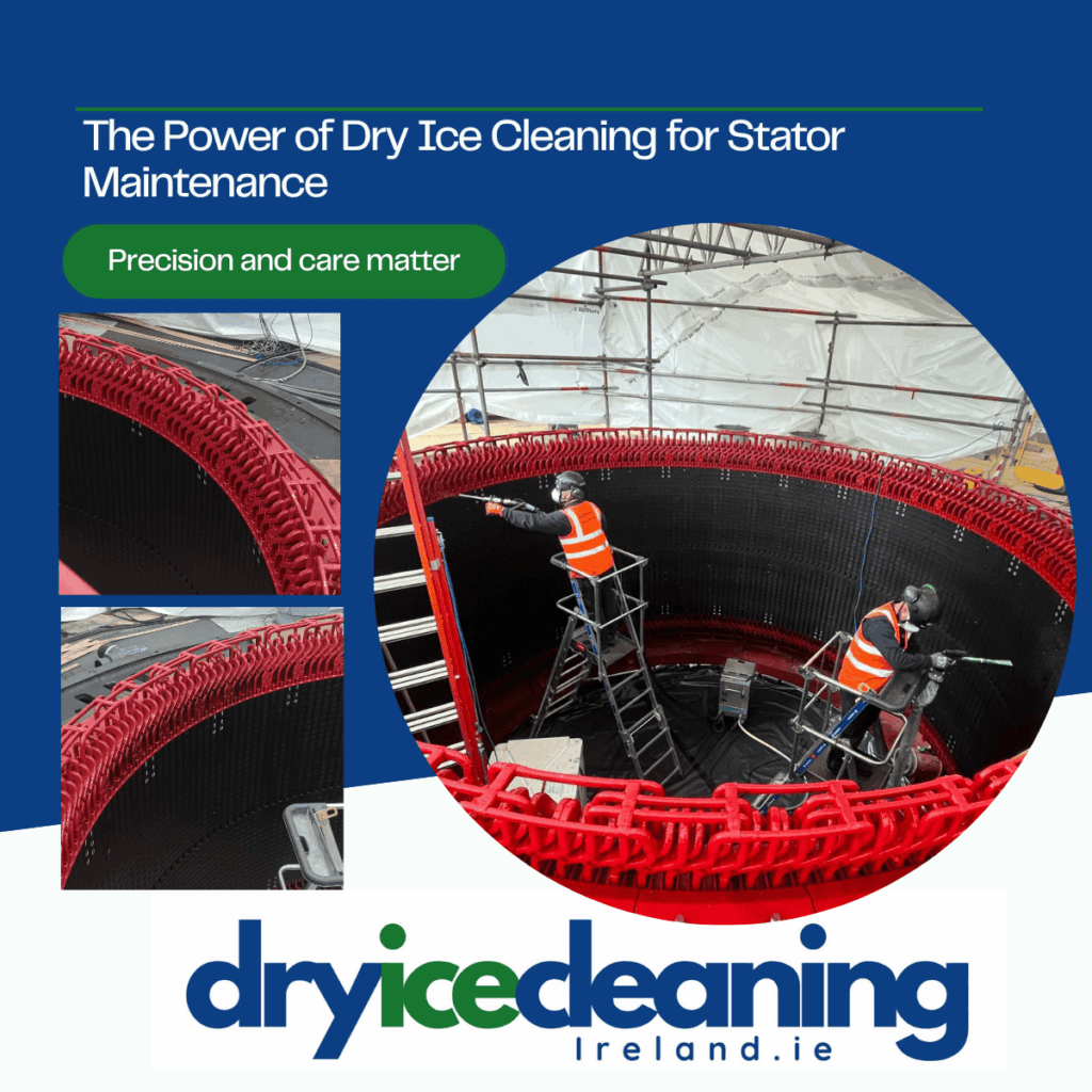 The Power of Dry Ice Cleaning for Stator Maintenance